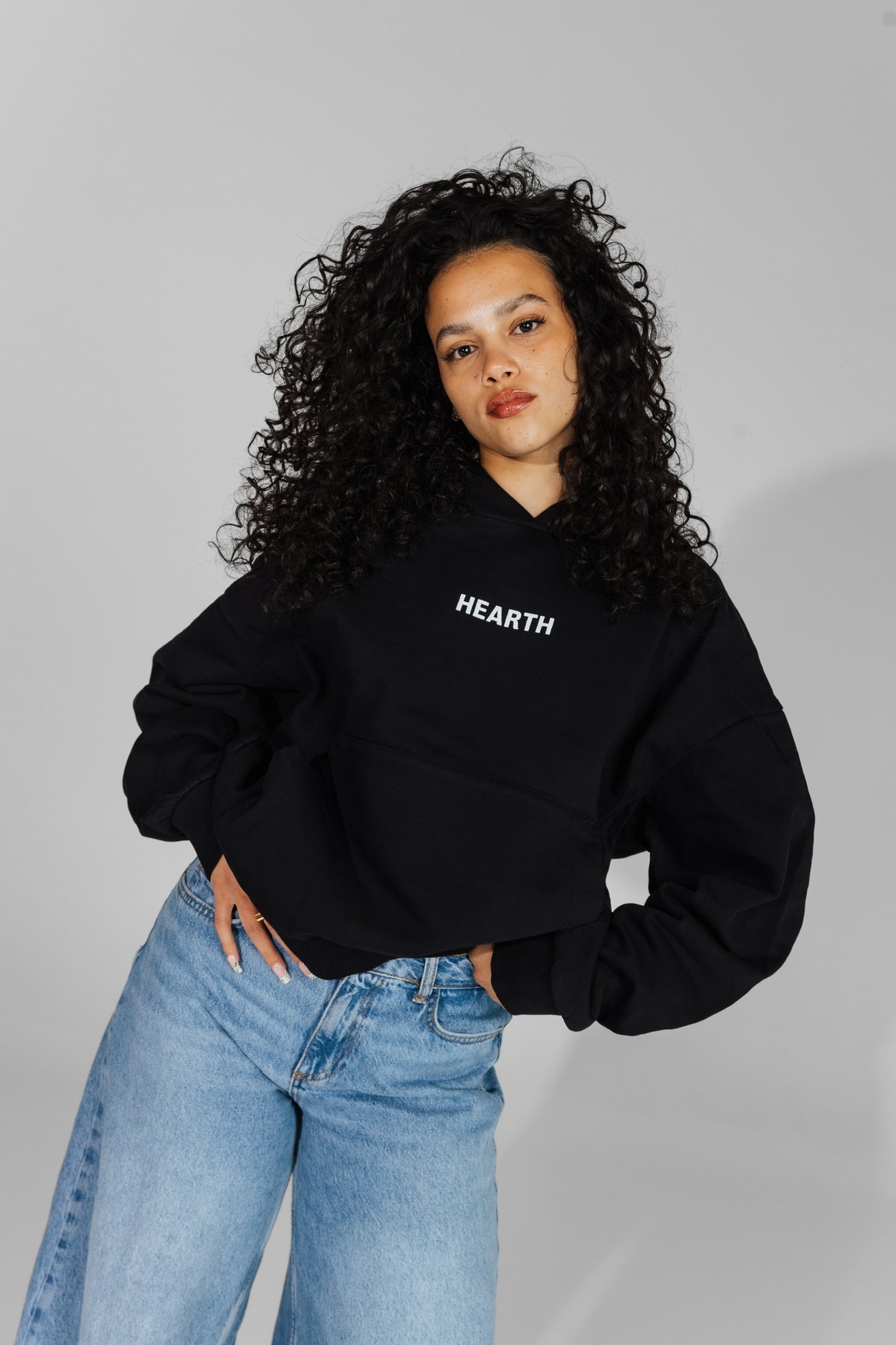 Hearth HIH Always Hoodie in Black Front