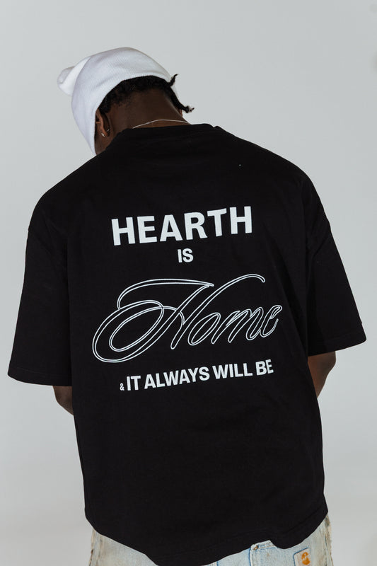 Hearth HIH Always T-Shirt in Black Back