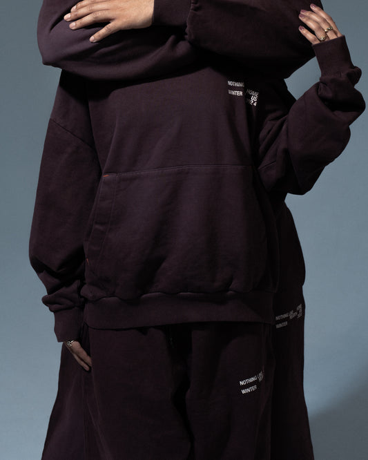 Hearth Nothing Like Home Fleece Pant in Burgundy