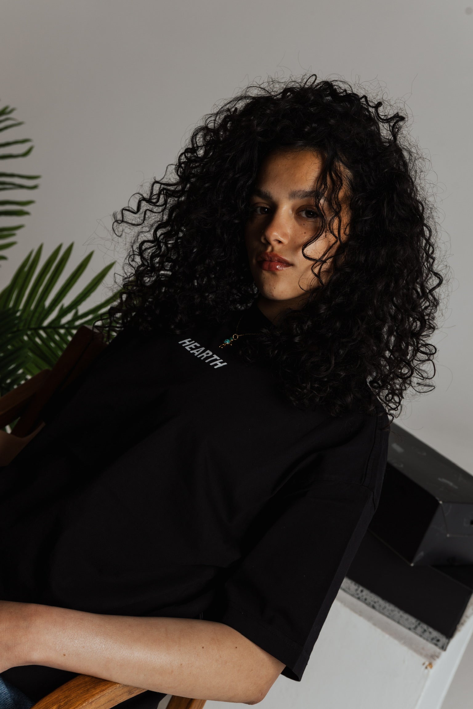 Hearth HIH Always T-Shirt in Black Front