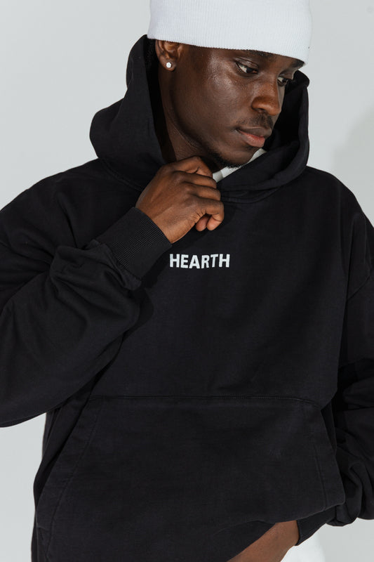 Hearth HIH Always Hoodie in Black Front