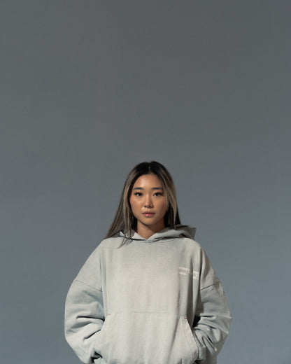 Hearth Hearth Nothing Like Home Fleece Hoodie in Slate Grey